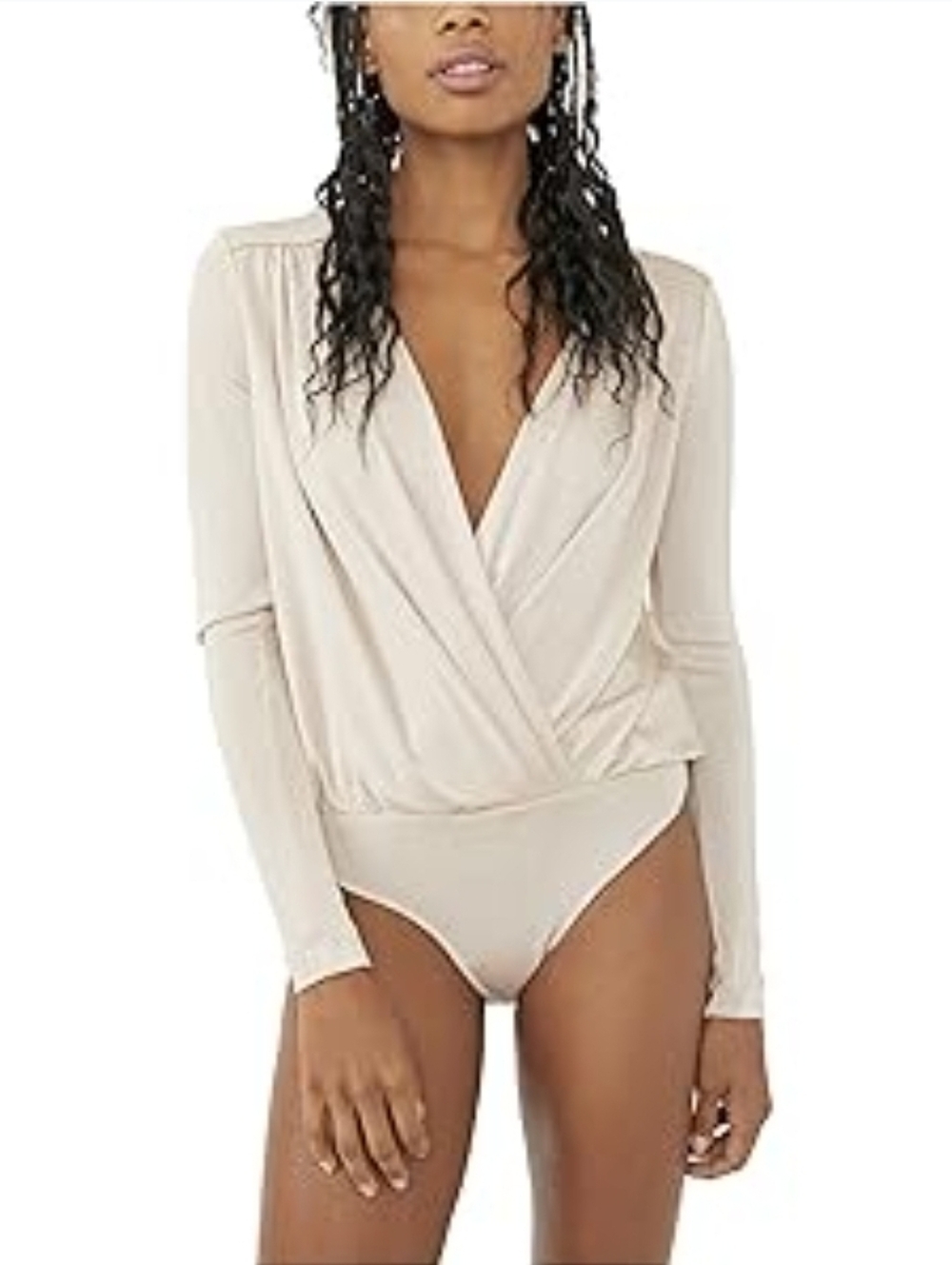 Free People Turnt Bodysuit in a cream shade. Nwt- Large - Picture 4 of 7